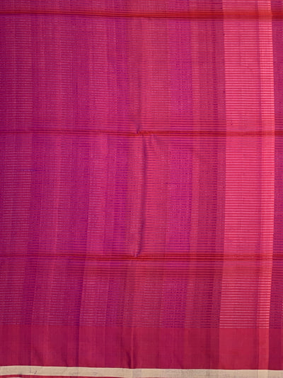 Vibrant Royal Purple & Pink Soft Silk Saree with Geometric Motifs