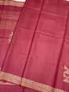 Timeless Grace In This Onion-Pink Tussore Printed Saree