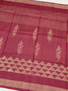 Timeless Grace In This Onion-Pink Tussore Printed Saree