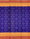 Royal Blue & Crimson Red Rajkot Patola Silk Saree