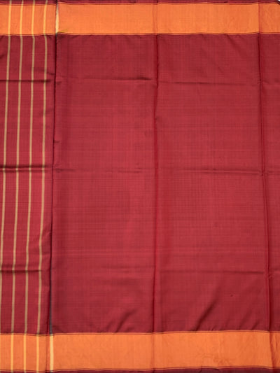 Jet Black & Crimson Red Rajkot Patola Silk Saree