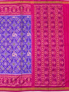 Royal Blue & Hot Pink Rajkot Patola Silk Saree