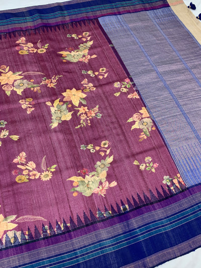 Tussore Saree