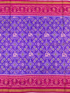 Royal Blue & Hot Pink Rajkot Patola Silk Saree