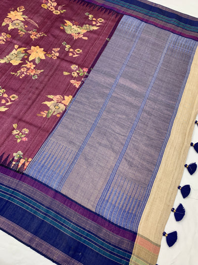 Tussore Saree