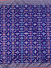Royal Blue Meenakari Jangla Banarasi Silk Saree