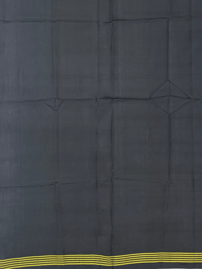 Midnight Black Vibrant Motif Patola Saree