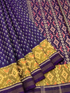 Royal Purple & Mustard Rajkot Patola Silk Saree