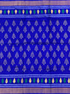 Royal Blue & Emerald Green Rajkot Patola Silk Sare