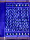 Royal Blue & Emerald Green Rajkot Patola Silk Sare