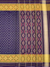 Royal Purple & Mustard Rajkot Patola Silk Saree