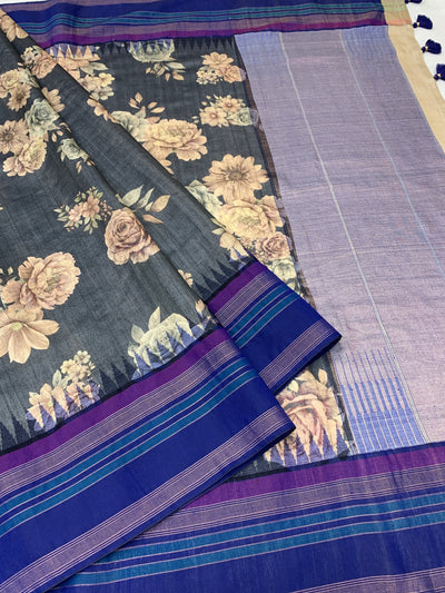Tussore Saree