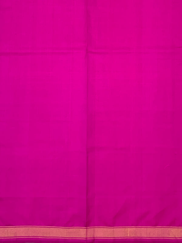 Emerald Green & Magenta Pink Rajkot Patola Silk Saree