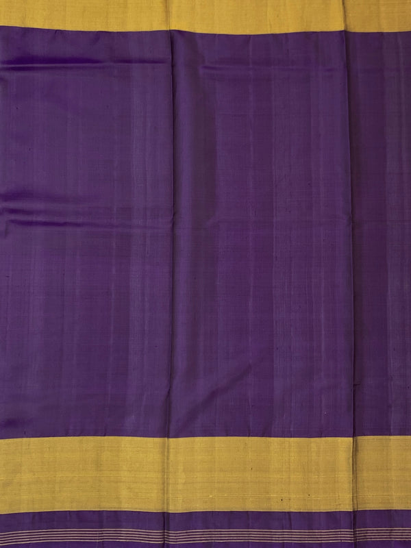 Royal Purple & Mustard Rajkot Patola Silk Saree