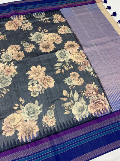 Tussore Saree