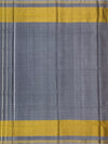 Charcoal Grey & Mustard Yellow Rajkot Patola Silk Saree