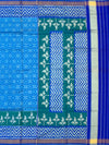 Cerulean Blue & Teal Rajkot Patola Silk Saree