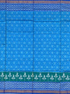 Cerulean Blue & Teal Rajkot Patola Silk Saree