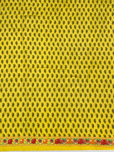 Silk Bandhani Saree Pumpkin In Colour