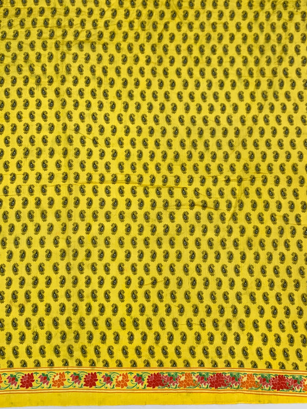 Silk Bandhani Saree Pumpkin In Colour