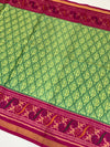 Rajkot Patola Saree Green In Color