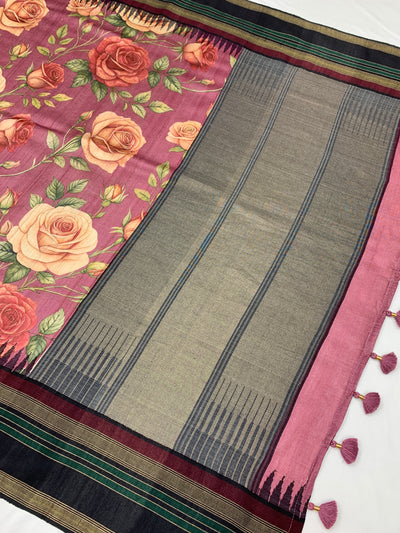 Tussore Saree