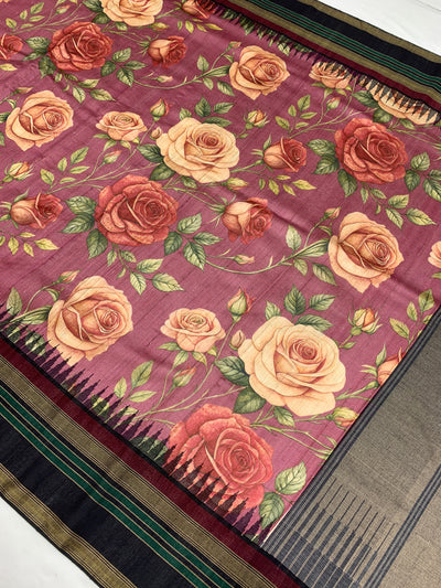 Tussore Saree