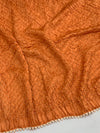 Silk Bandhani Saree Pumpkin In Colour