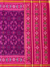 Plum & Rani Pink Rajkot Patola Silk Saree