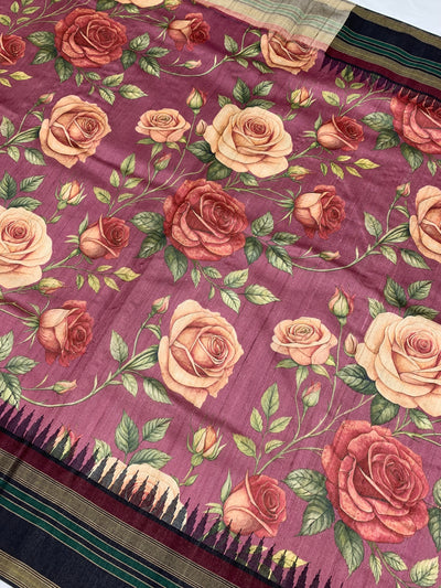 Tussore Saree