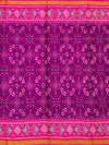 Plum & Rani Pink Rajkot Patola Silk Saree