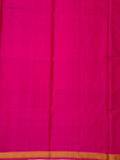 Vibrant Magenta & Mustard Rajkot Patola Silk Saree