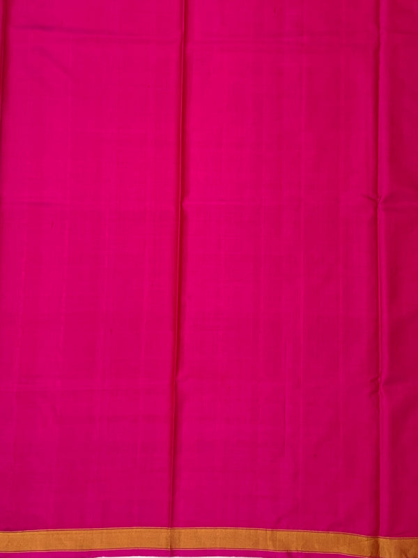 Plum & Rani Pink Rajkot Patola Silk Saree