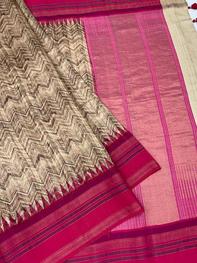 Tussore Saree