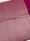 Tussore Georgette Saree Magenta-Pink In Colour