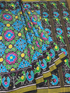 Midnight Black Vibrant Motif Patola Saree