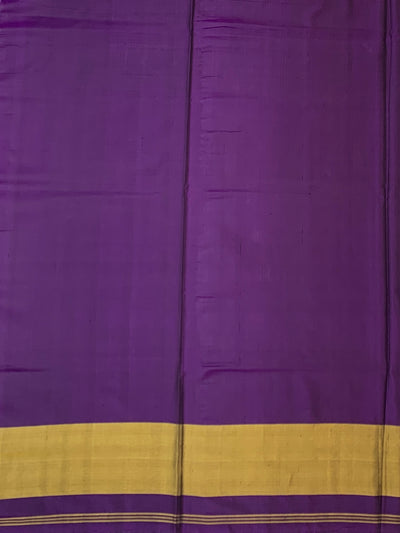 Majestic Deep Purple & Gold Rajkot Patola Silk Saree