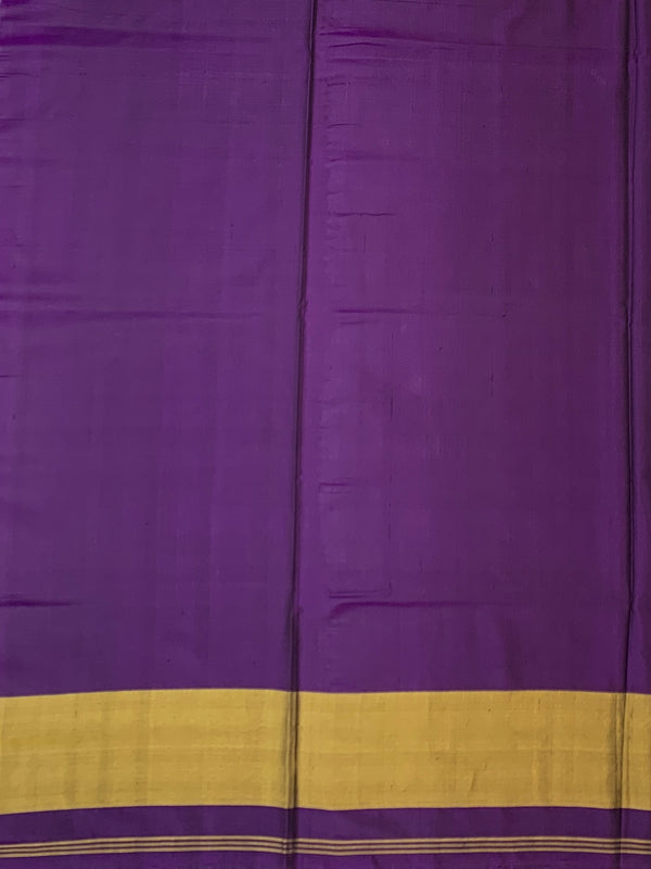 Majestic Deep Purple & Gold Rajkot Patola Silk Saree