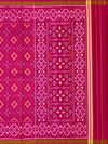 Vibrant Magenta & Mustard Rajkot Patola Silk Saree