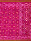 Vibrant Magenta & Mustard Rajkot Patola Silk Saree