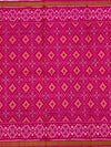 Vibrant Magenta & Mustard Rajkot Patola Silk Saree