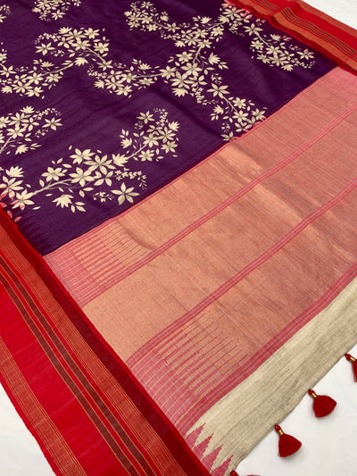Tussore Saree