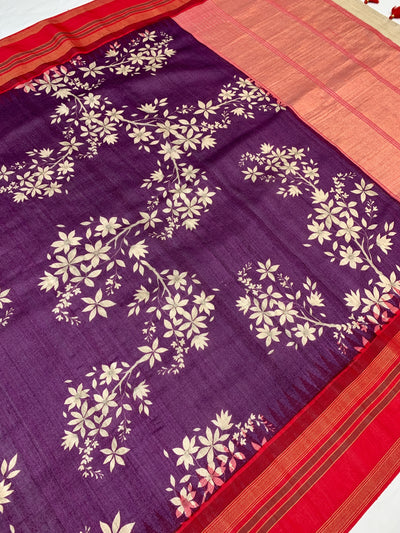 Tussore Saree
