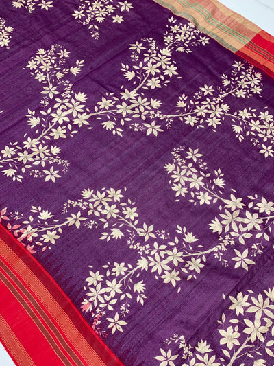 Tussore Saree