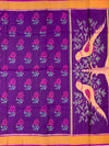 Royal Purple & Rani Pink Rajkot Patola Silk Saree