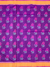 Royal Purple & Rani Pink Rajkot Patola Silk Saree