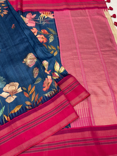 Tussore Saree