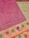 Gadwal Pattu Saree Beige In Colour