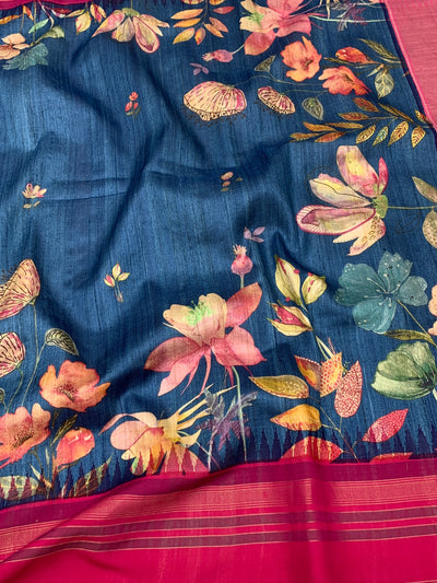 Tussore Saree