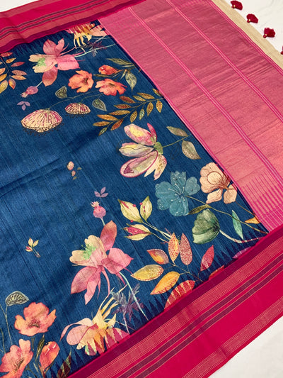 Tussore Saree